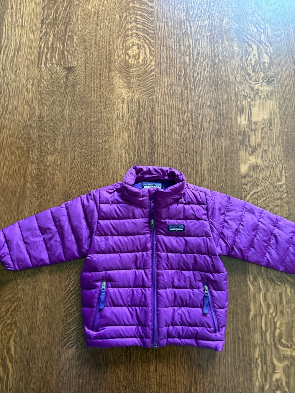 Patagonia Kids Purple down Puffer Jacket